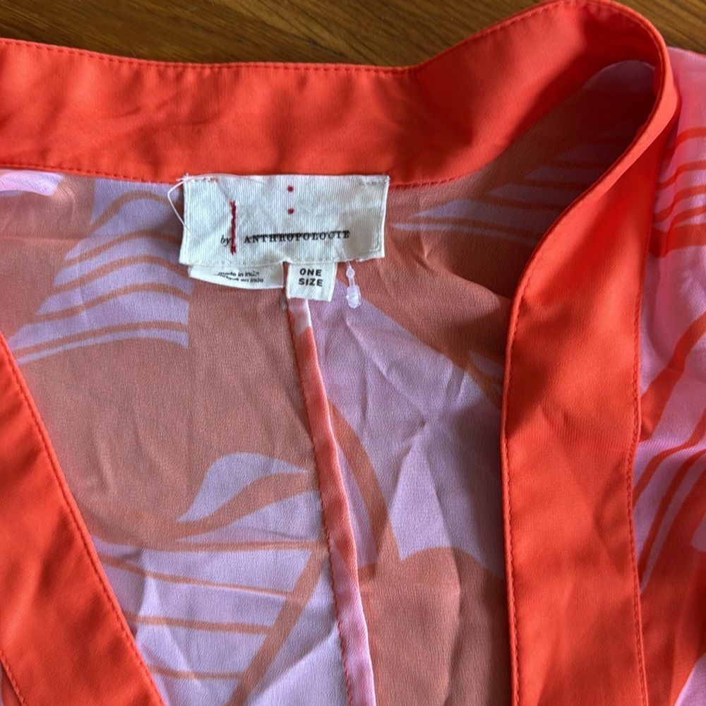 Anthropologie Tie-Front Soft Crop Blouse - Picture 6 of 7